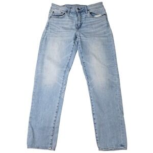 American Eagle Outfitters Mens Light Wash Airflex+ Straight Leg Jeans Size 29x32